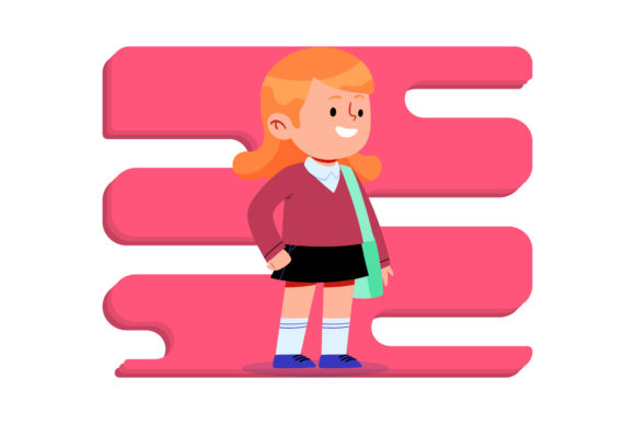 Back to School Child Icon for Modern Creative Projects