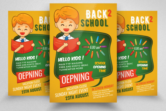 Back to School Flyer Template: A Designer’s Guide
