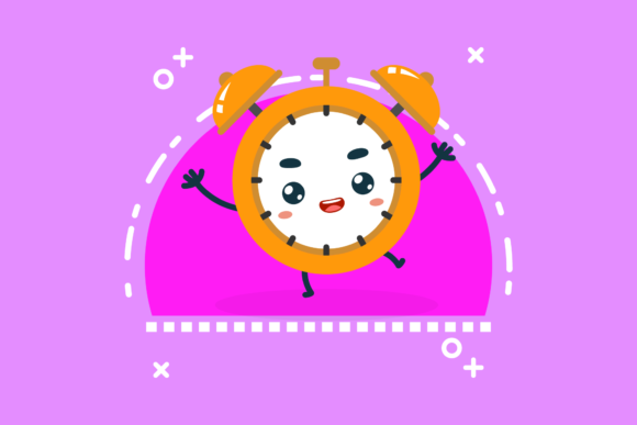 Back to School Kawaii Clock: A Versatile Design Bundle for Creative Projects