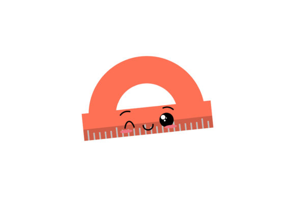 Ruler Back to School Kawaii Icons